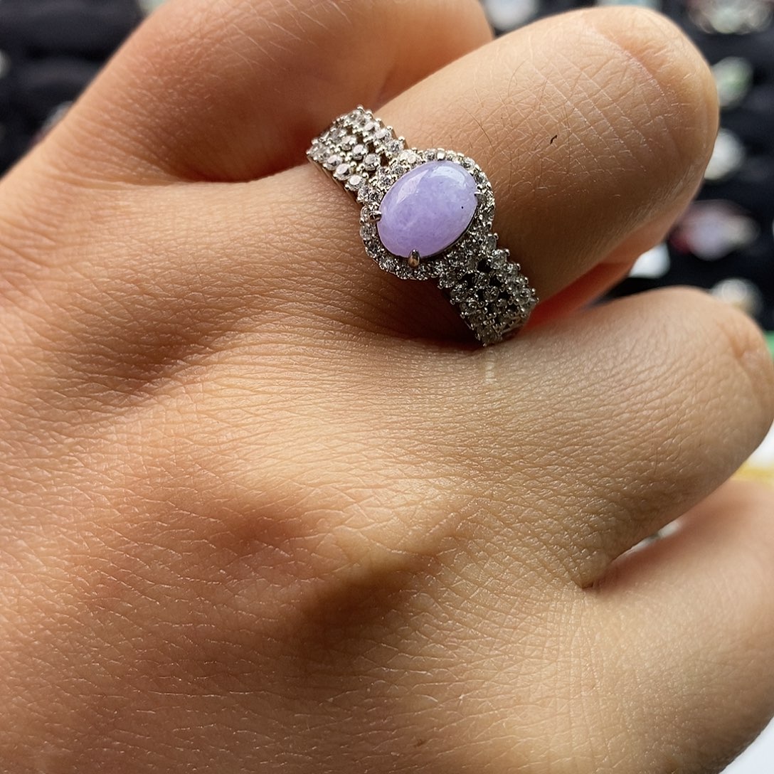 翡翠未镶嵌戒指翡翠