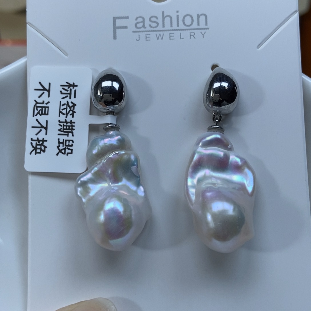 淡水珍珠耳环合金特价513