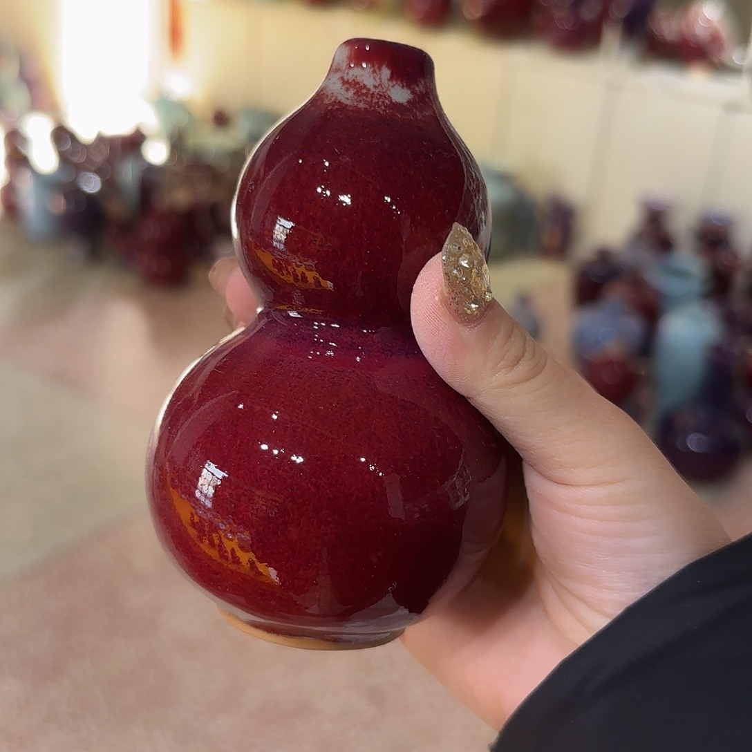 摆件陶郑家钧窑摆件