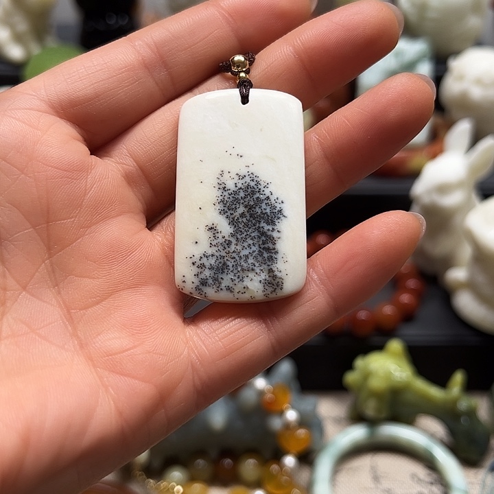 蛇纹石玉吊坠未镶嵌