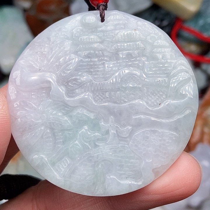 颈饰未镶嵌翡翠翡翠