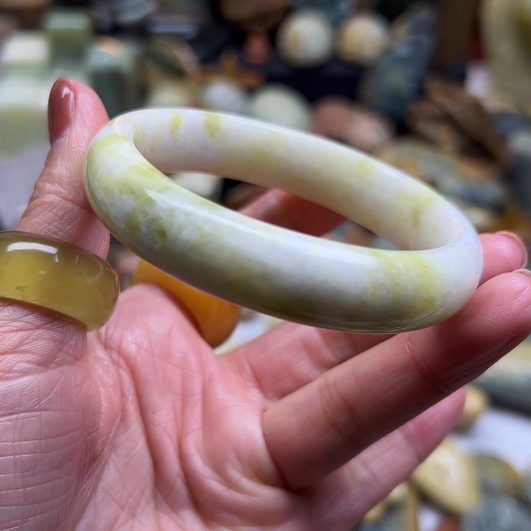 岫玉未镶嵌颈饰岫玉58