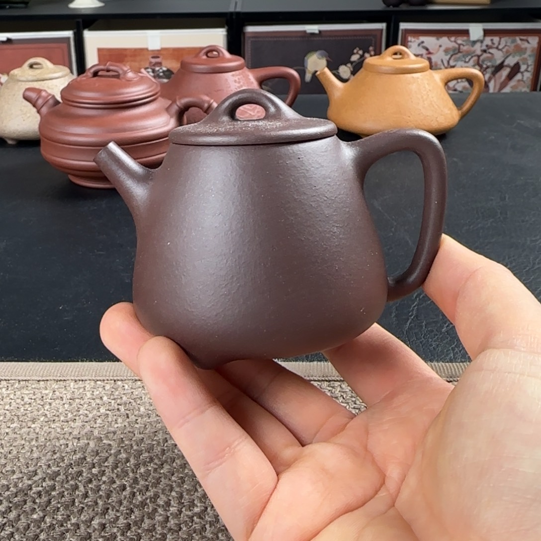 紫砂茶壶微瑕高瓢