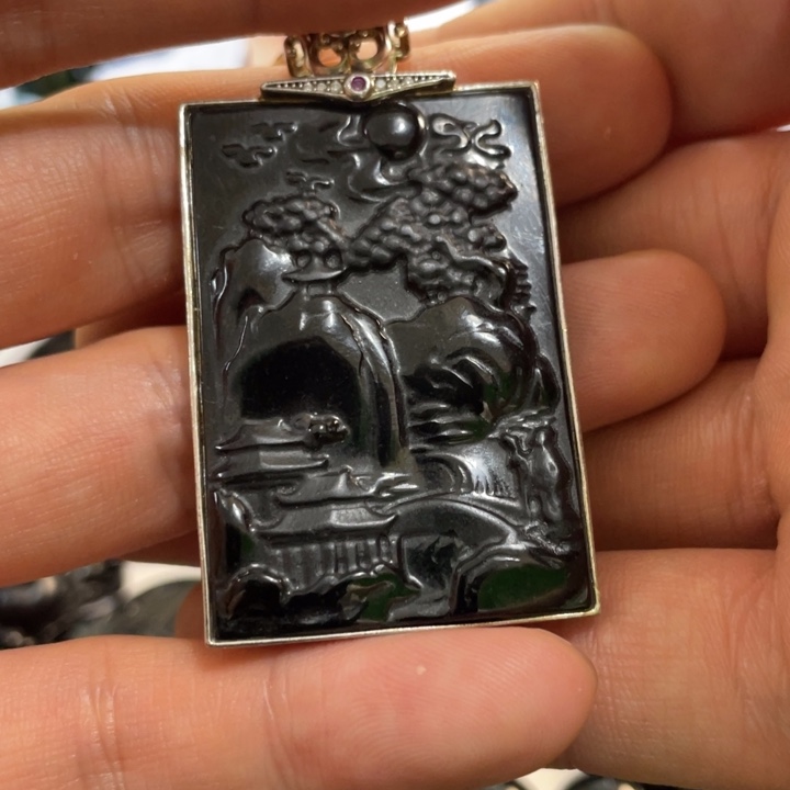 吊坠(不含链)未镶嵌翡翠意*遥21