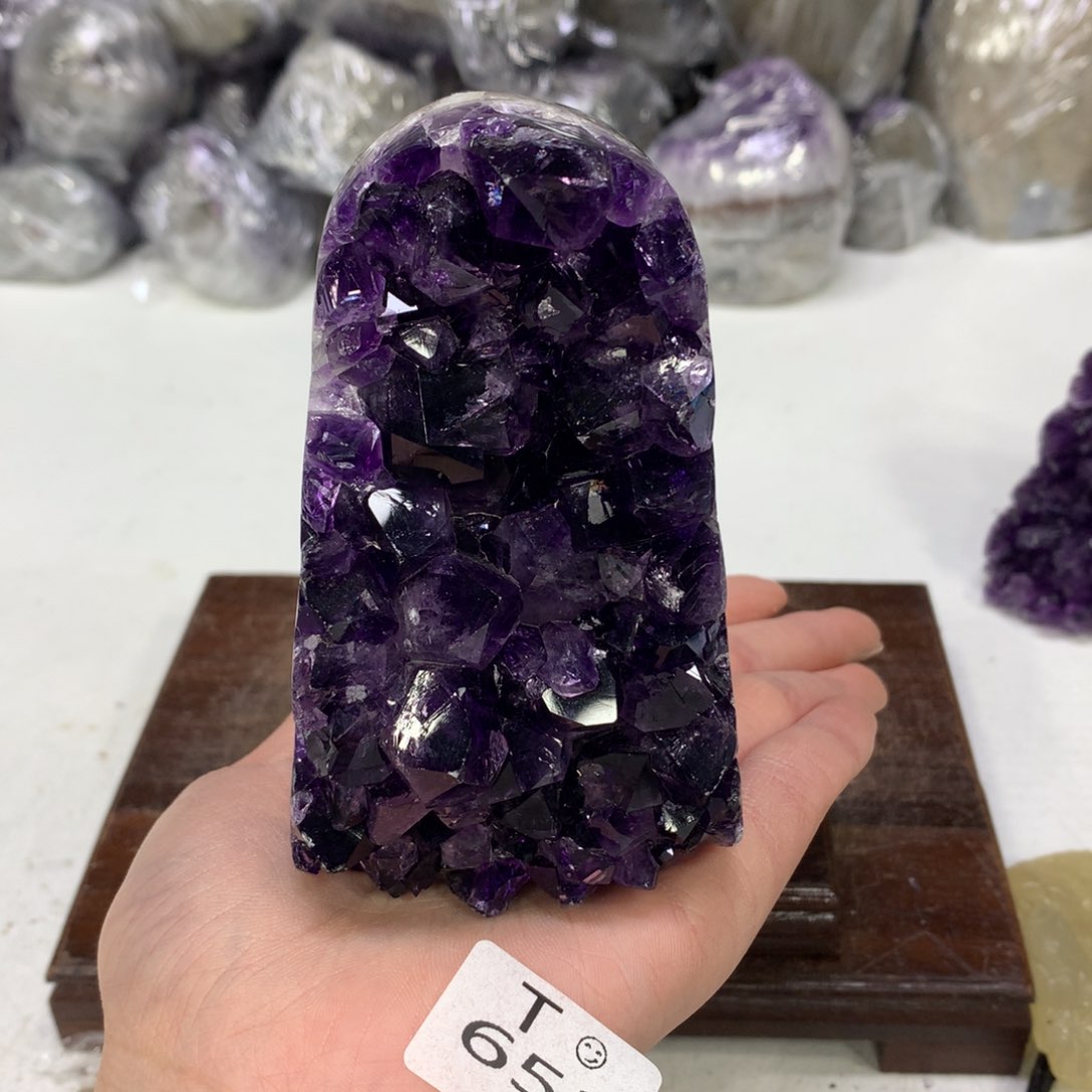 紫晶摆件未镶嵌水晶