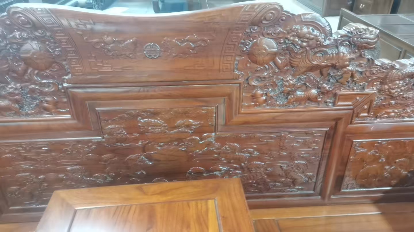 大款百万雄师全榆罗汉床榫卯结构