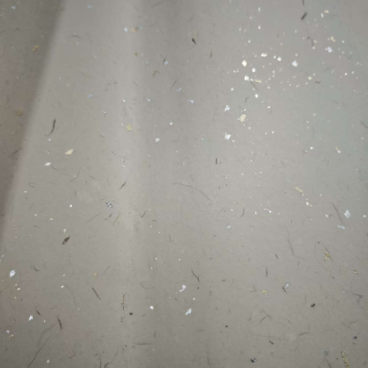 【直播间专享】纯手工皮纸本色云龙洒金银六尺对开25张