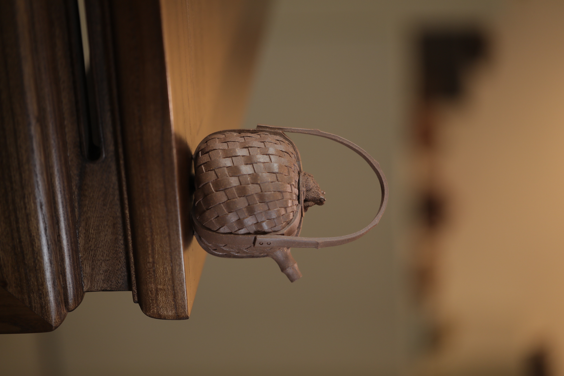 鬼才厉振宇原创《宝蟾提梁》老段泥175cc全手工制作宜兴紫砂