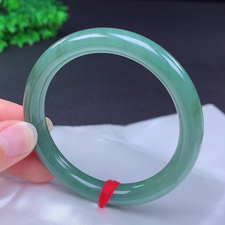 翡翠未镶嵌手镯57圈681505