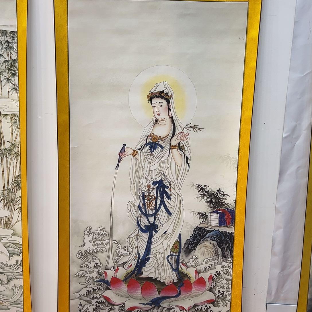 卷轴画观音尊者123