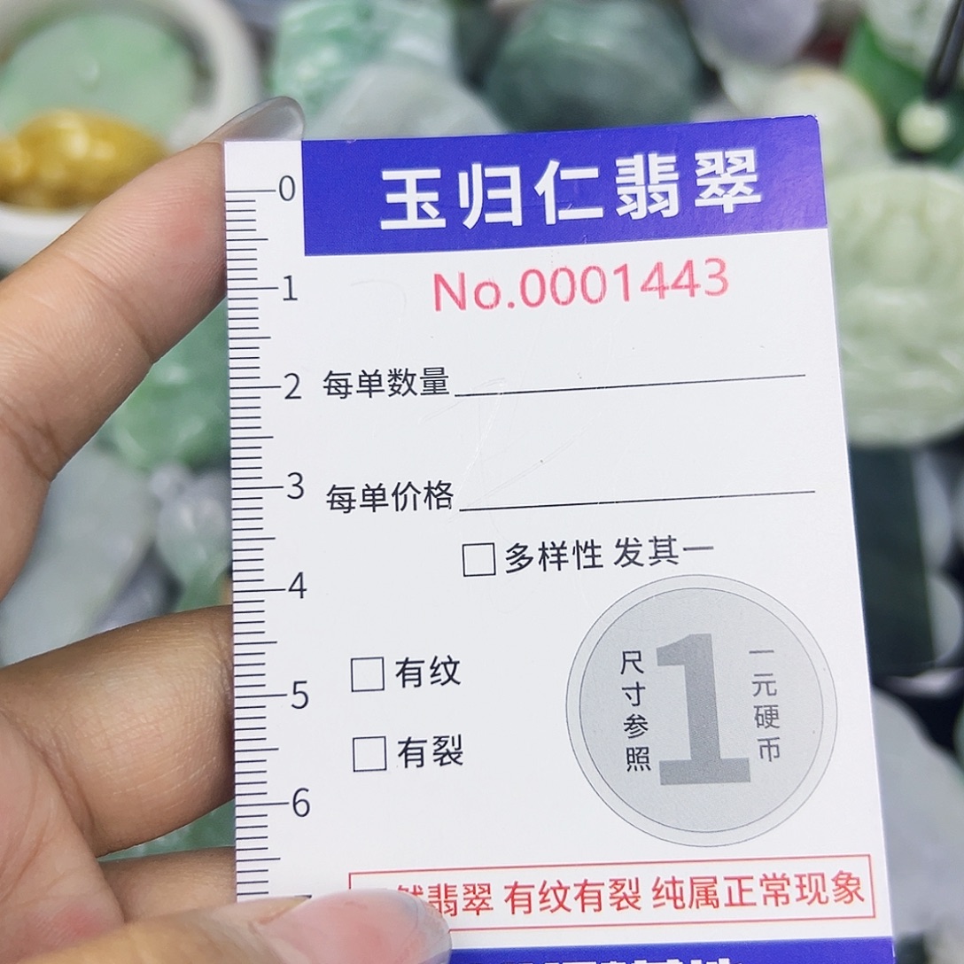 翡翠未镶嵌吊坠(不含链)111