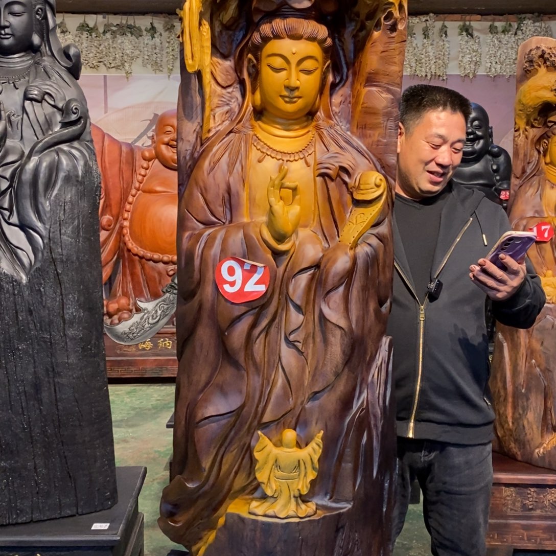 富***）香樟木观音不包入户