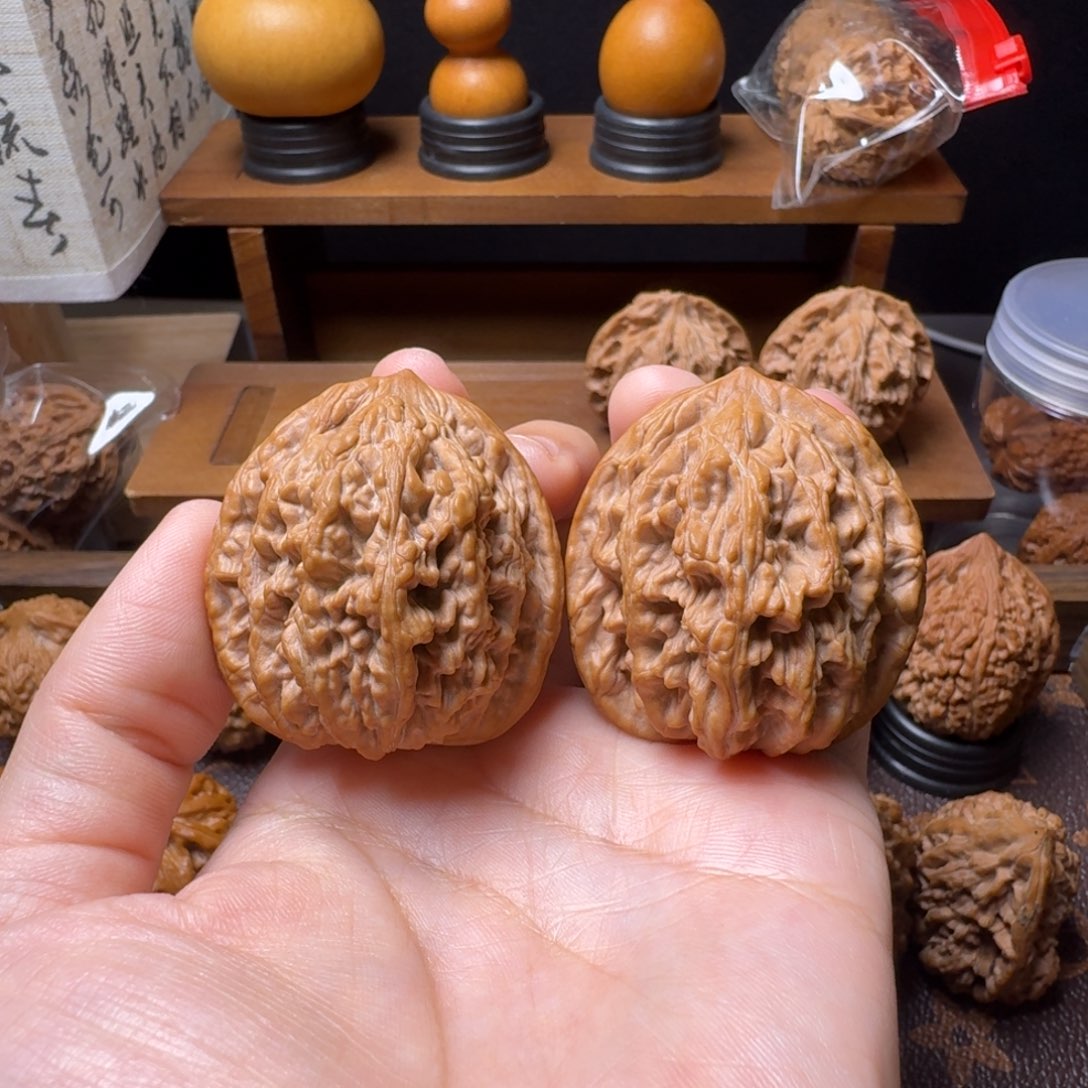把件文玩核桃麦虎
