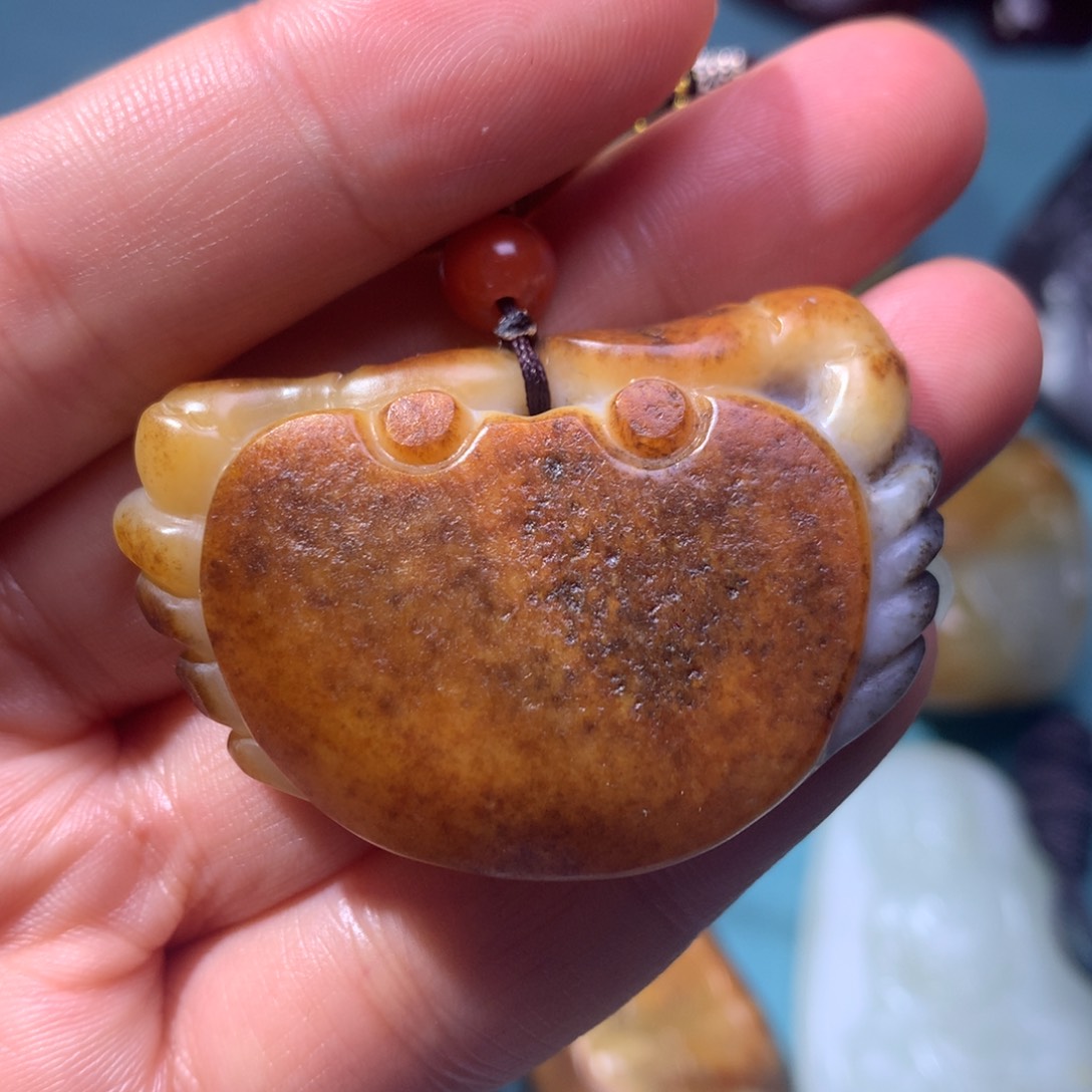 和田玉挂件未镶嵌峻*