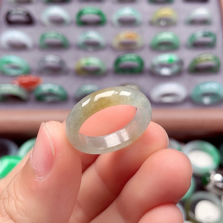 翡翠戒指未镶嵌15号