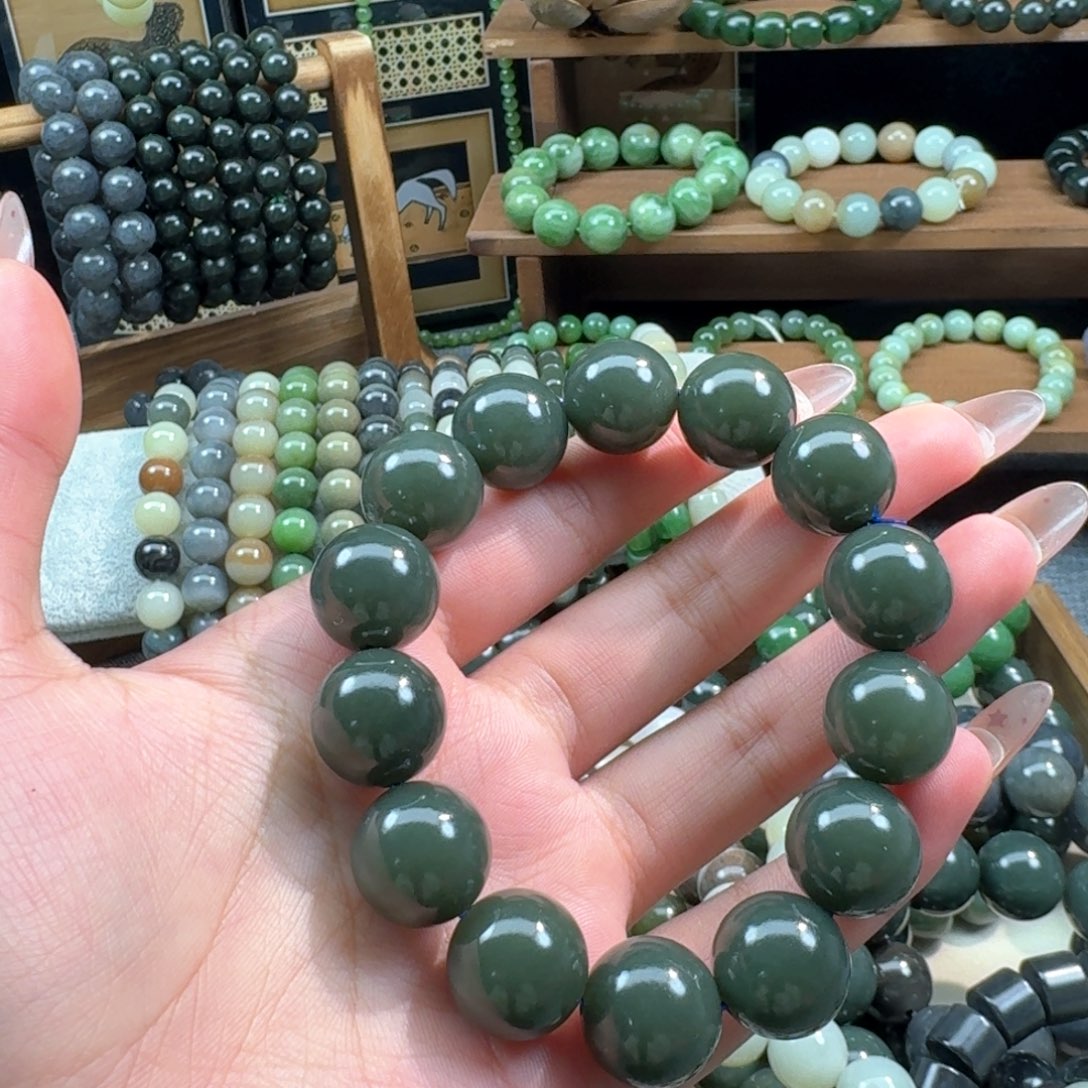 和田玉手链未镶嵌