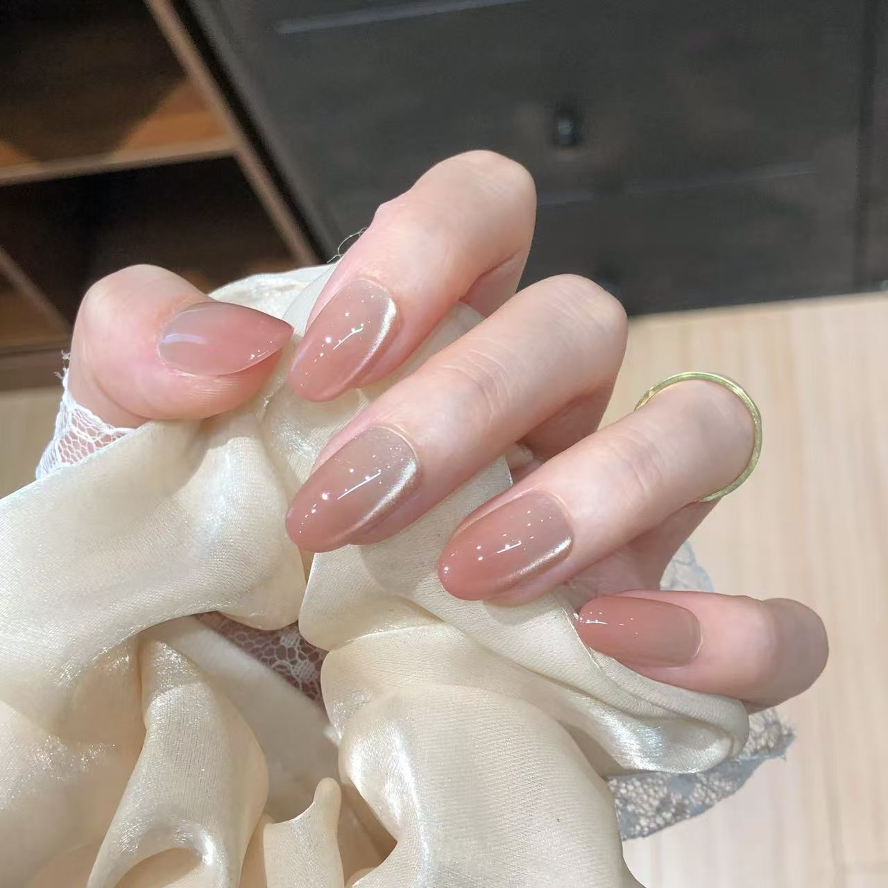 喵公子【凝光】纯手工穿戴甲可拆卸美甲光疗甲