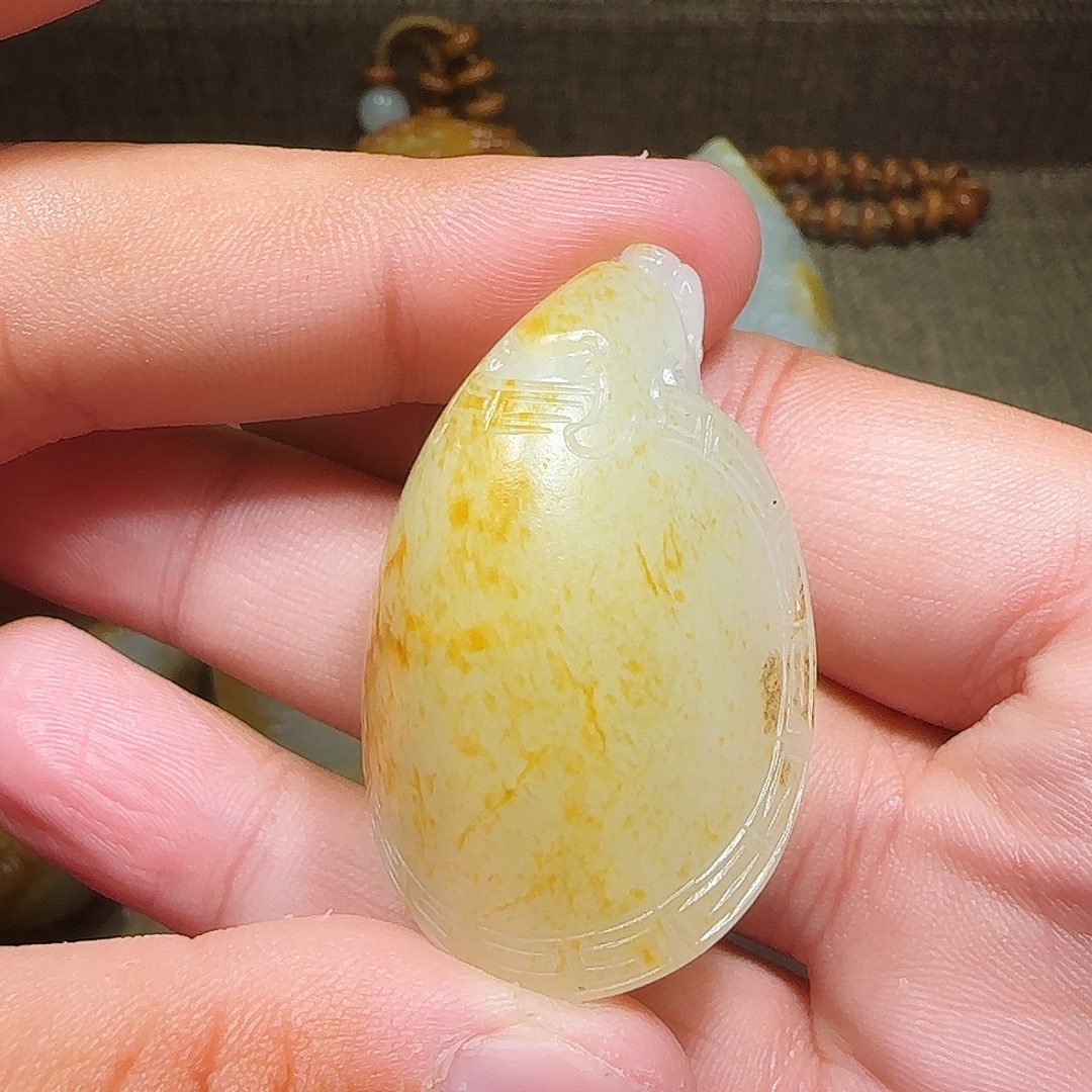 和田玉颈饰未镶嵌大****8