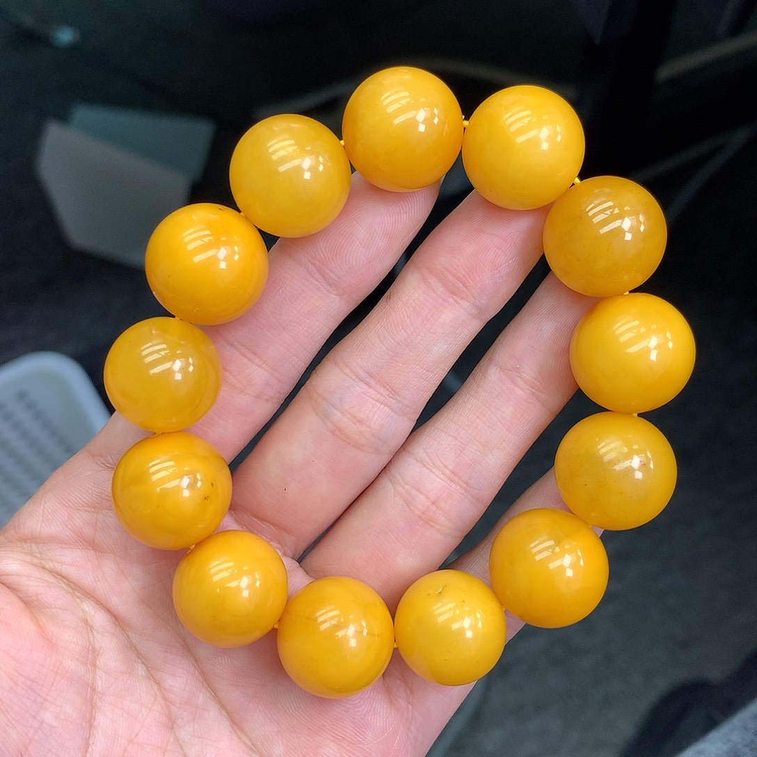 琥珀未镶嵌珠宝奇石17mm