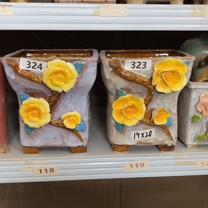 粗陶材质多肉花盆