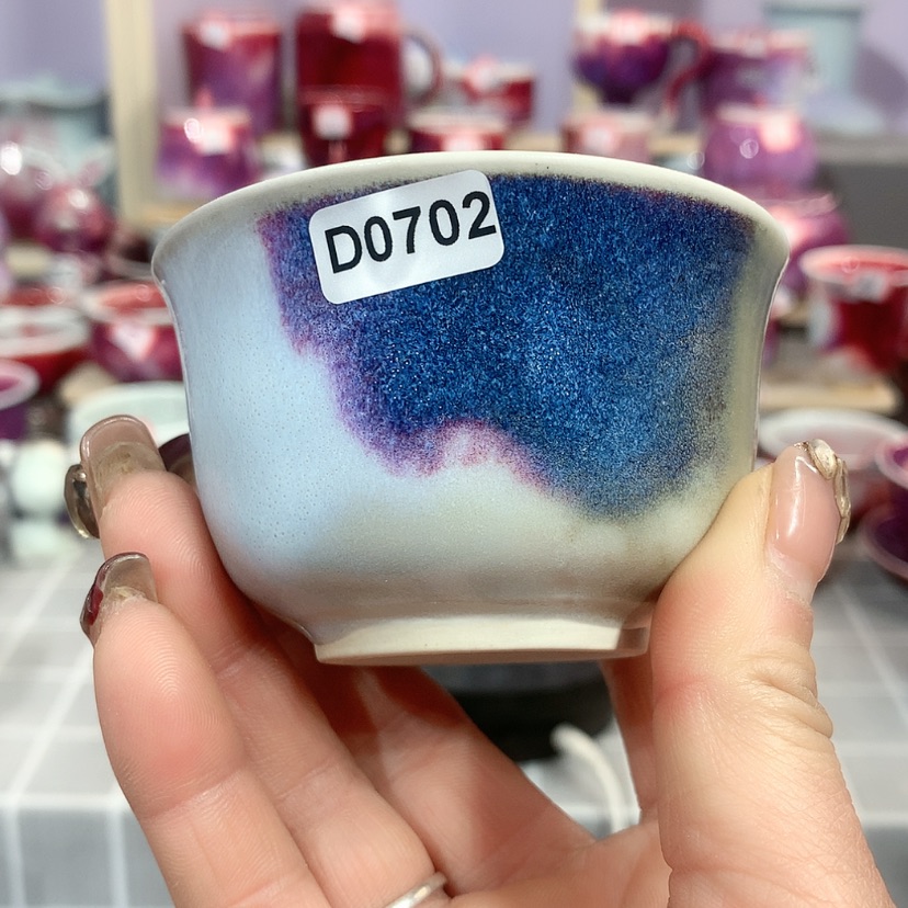 【闪购商品】钧瓷主人杯摆件工艺品
