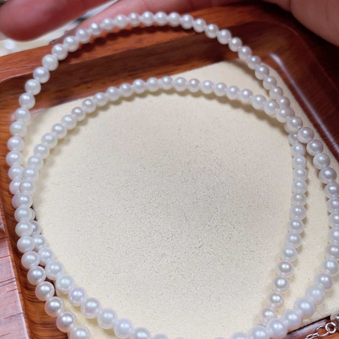 海水珍珠颈饰银S925镶嵌