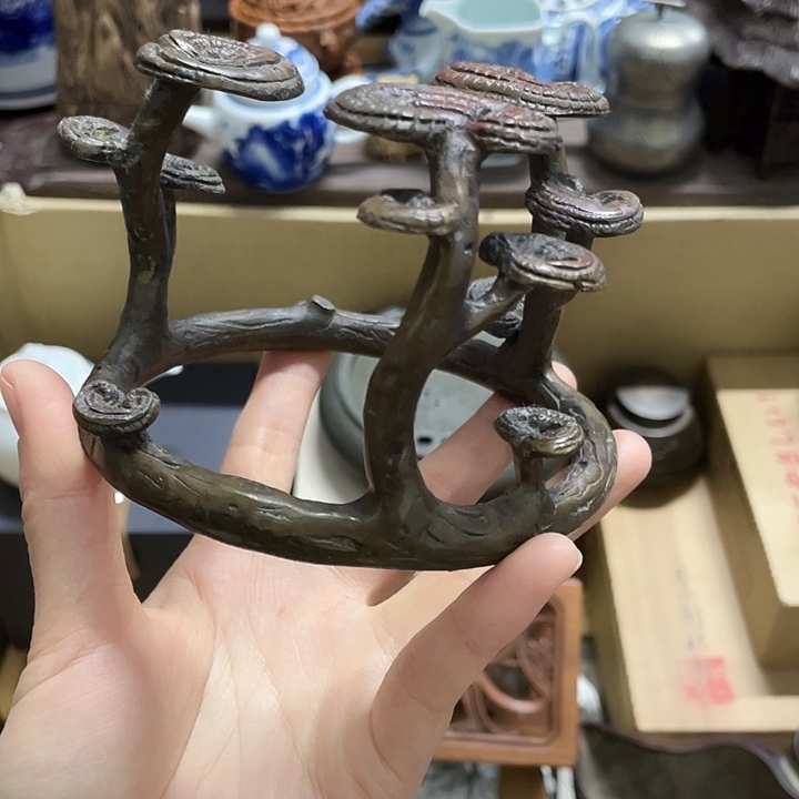 铜中古工艺品摆件