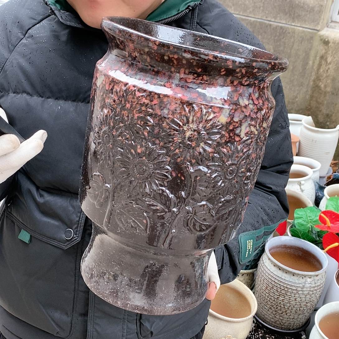 紫砂花盆正品口20高31