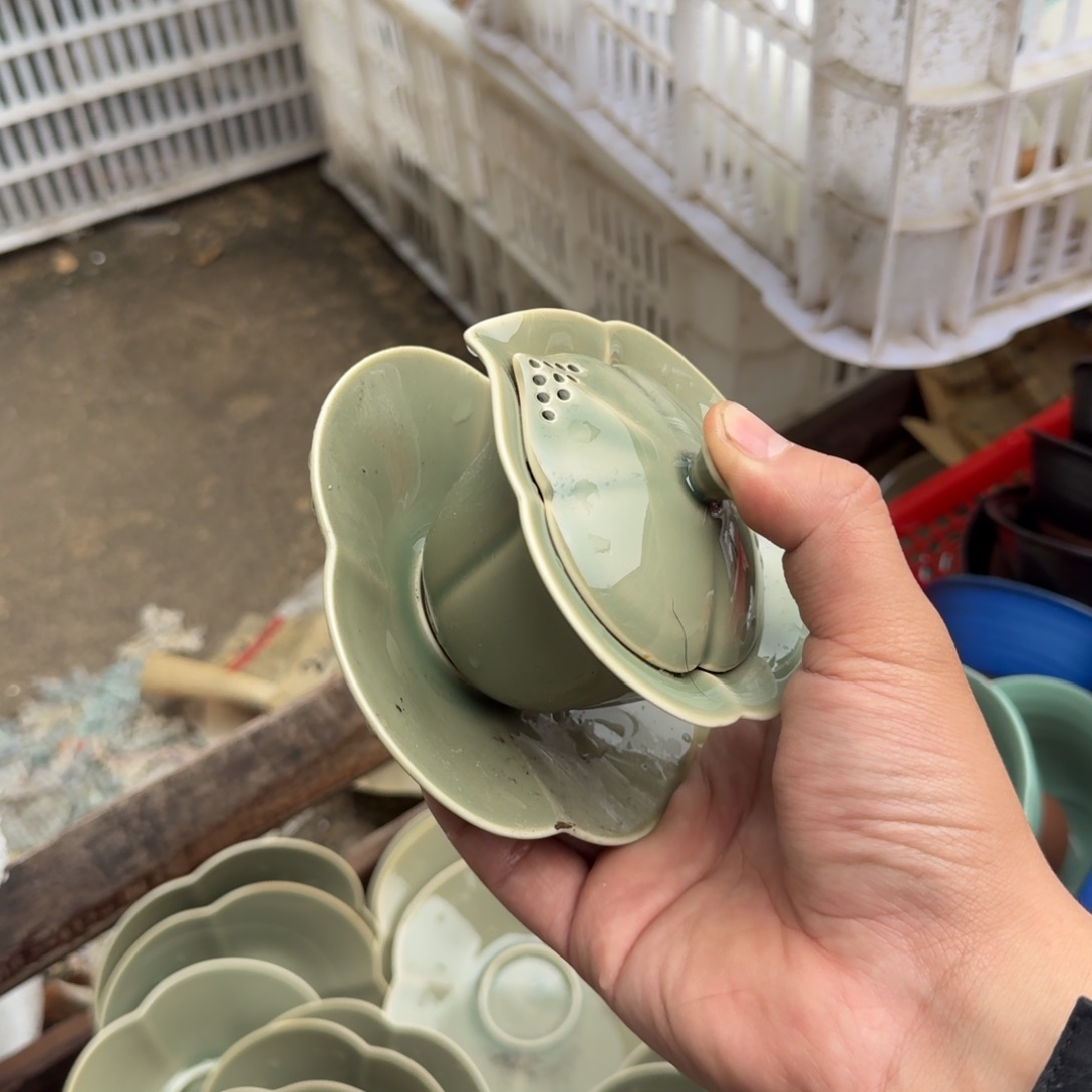 紫泥陶瓷茶具微瑕介意勿拍