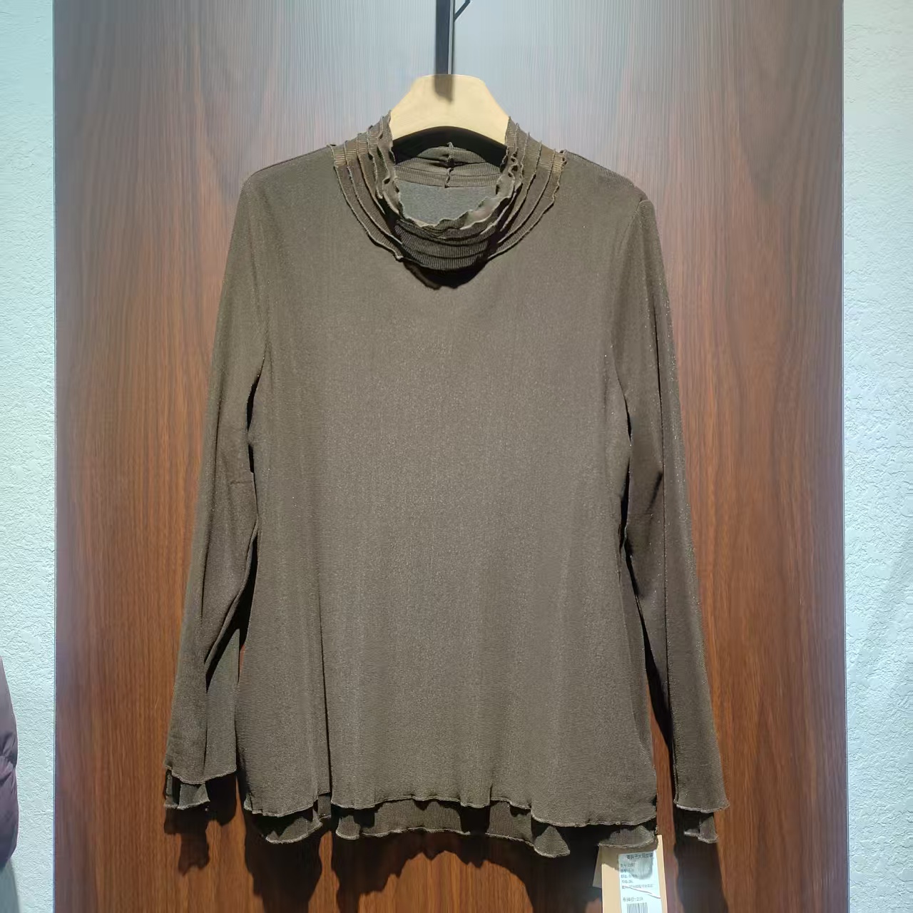 【不 退 不 换】蕾丝纱网小衫25957【褪色】