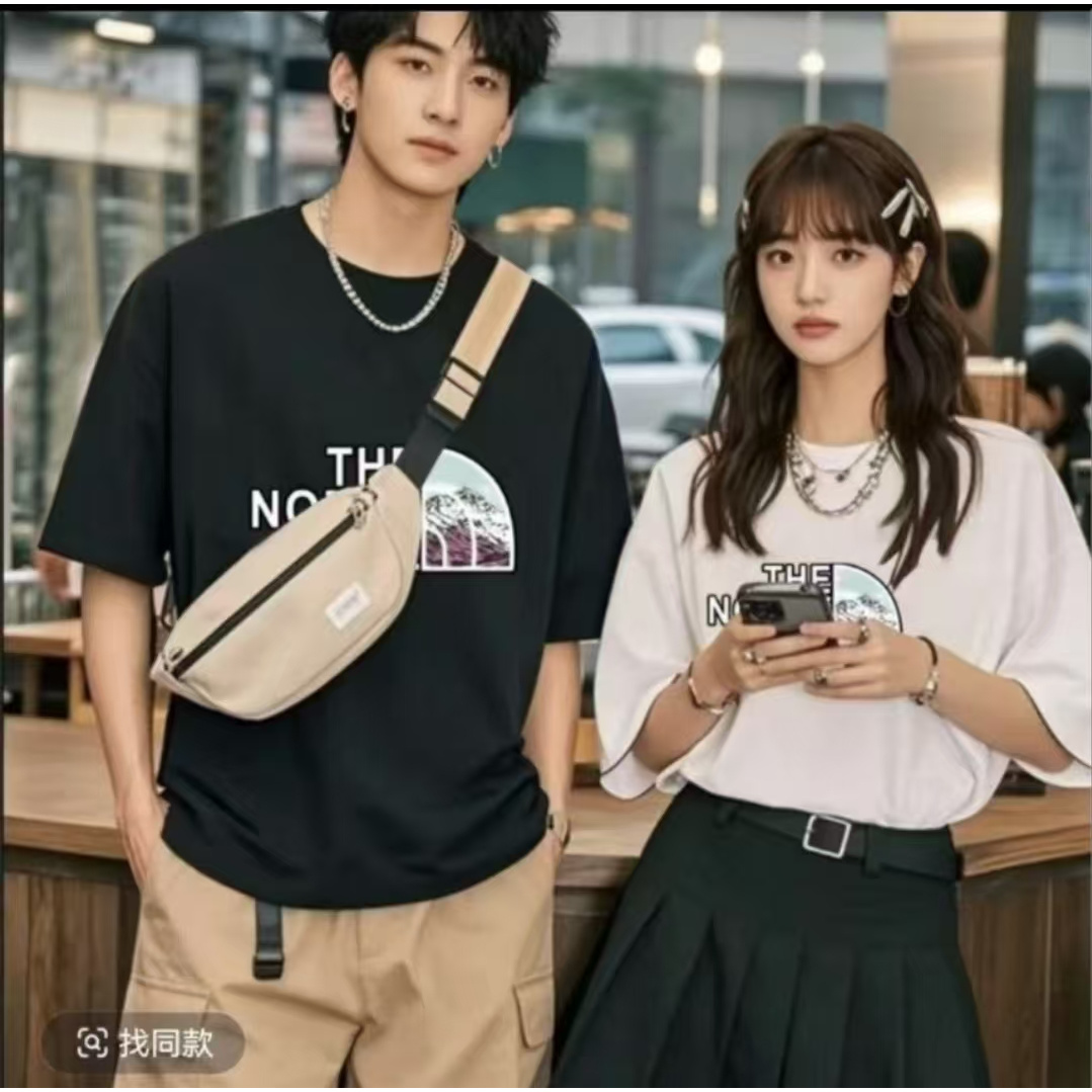 【一折粉丝福利】潮牌短袖T恤时尚休闲夏季男女同款