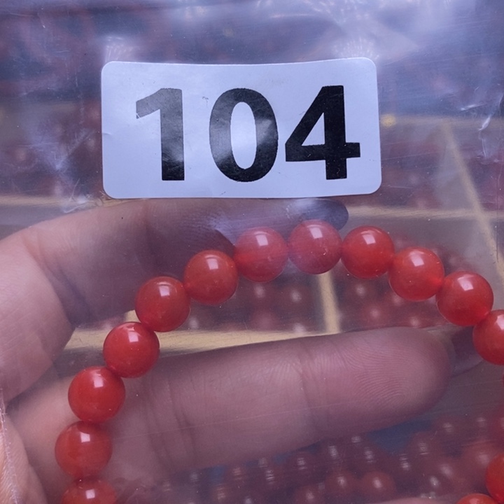 南红玛瑙手链未镶嵌柿*饼