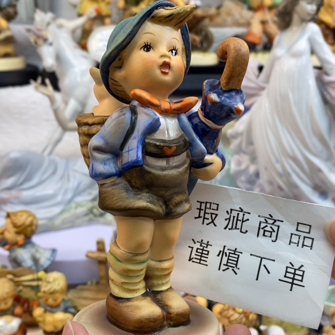 瓷片欧美中古美物摆件
