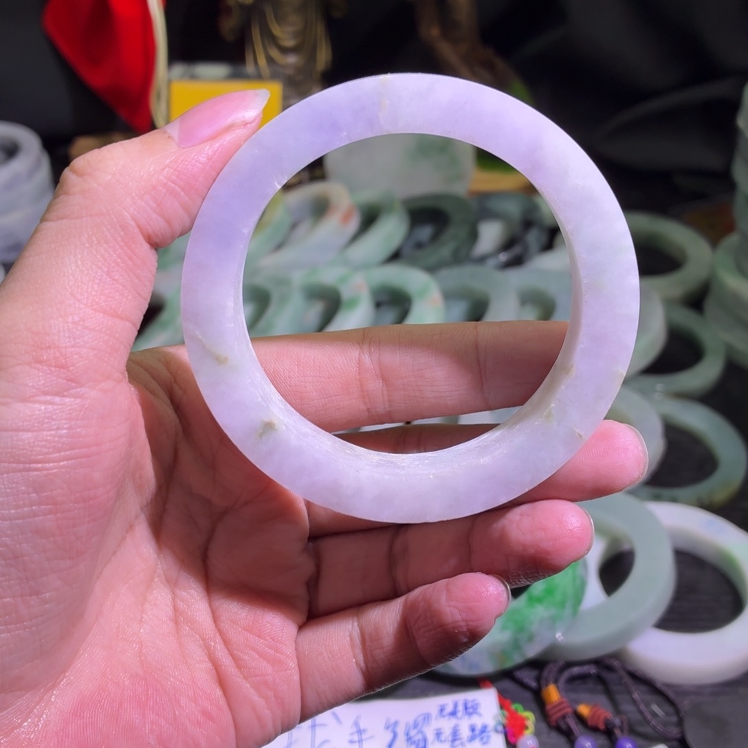 定制翡翠未镶嵌天然翡翠A货毛胚手镯定制