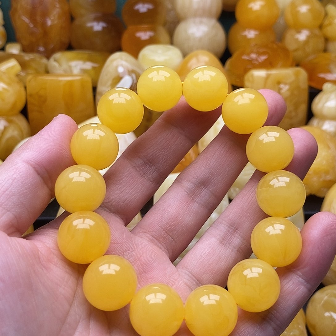 琥珀颈饰未镶嵌琥珀蜜蜡吊坠