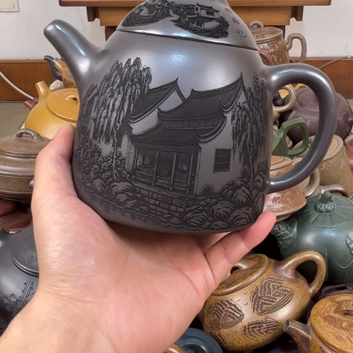 茶壶紫砂紫砂壶微瑕