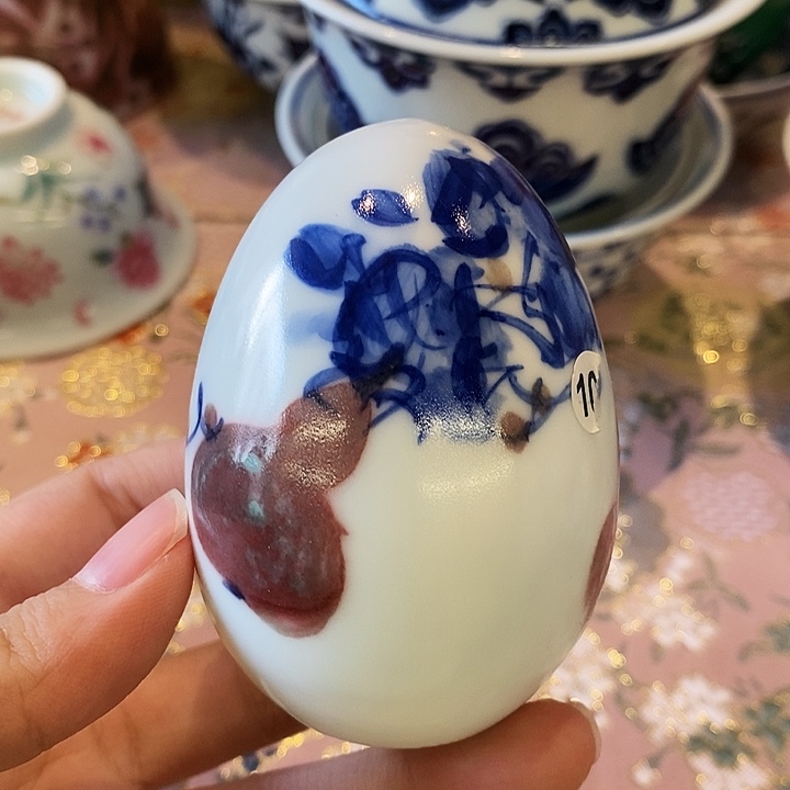 摆件青花茶宠葫芦