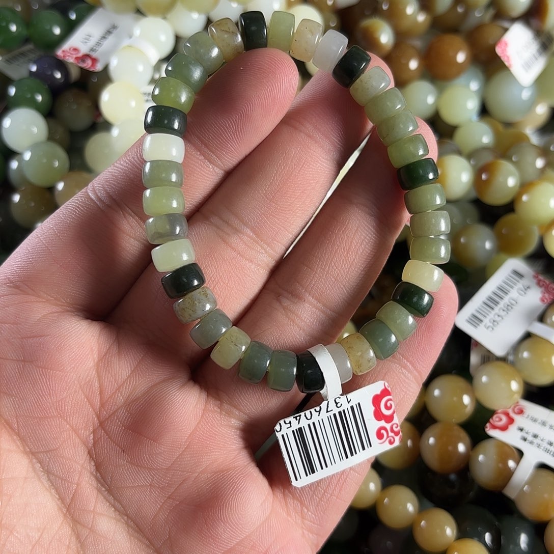 和田玉手链未镶嵌W127