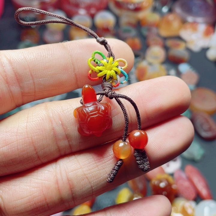 玛瑙/玉髓手机链未镶嵌