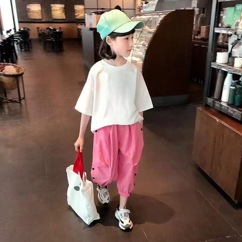儿童2025夏季新款时尚休闲工装裤B2638