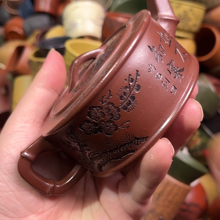 紫砂茶杯全手工紫砂主人杯