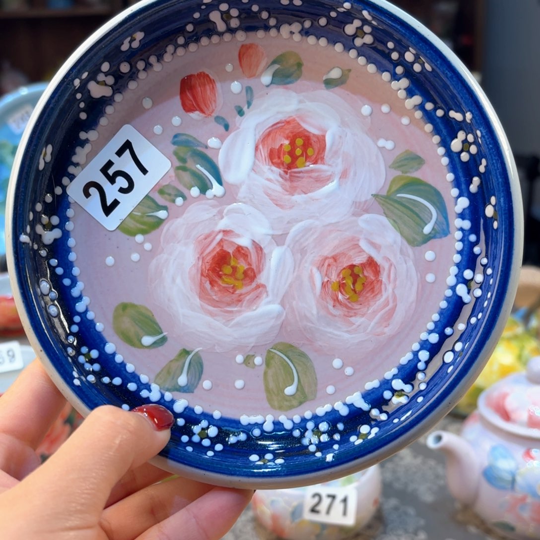 景德镇手绘高温釉下彩陶瓷茶具