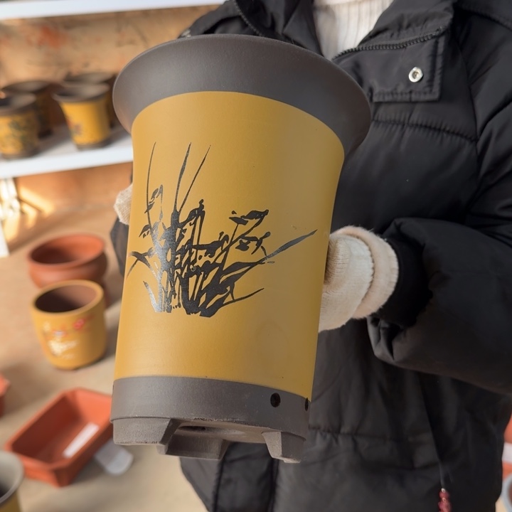 紫砂花盆紫砂花盆