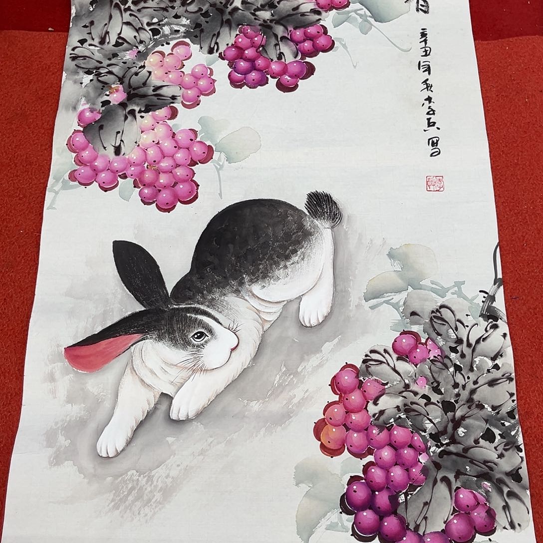 国画手绘国画作品