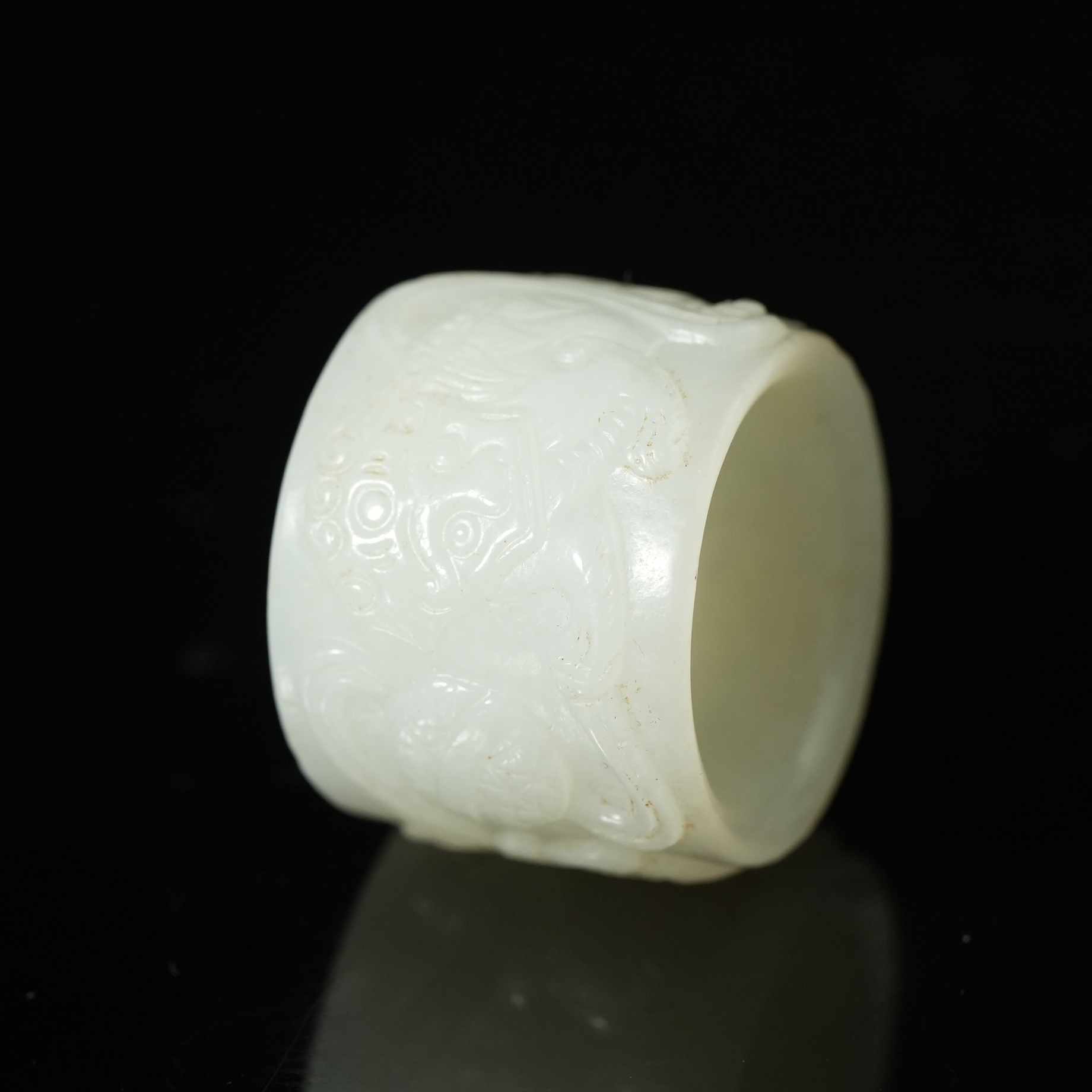 清代和田白玉扳指ACZL250412017