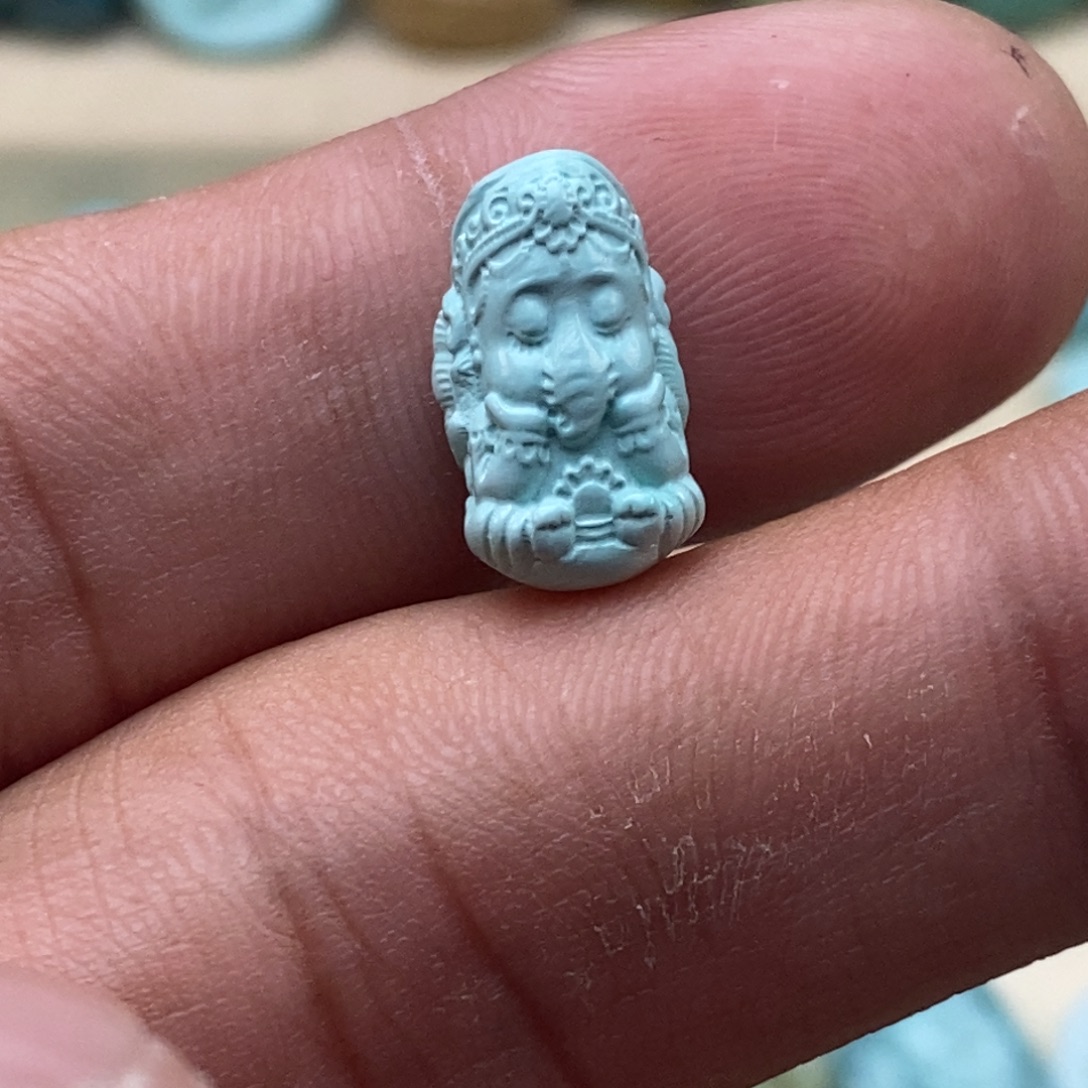 绿松石未镶嵌珠宝半成品