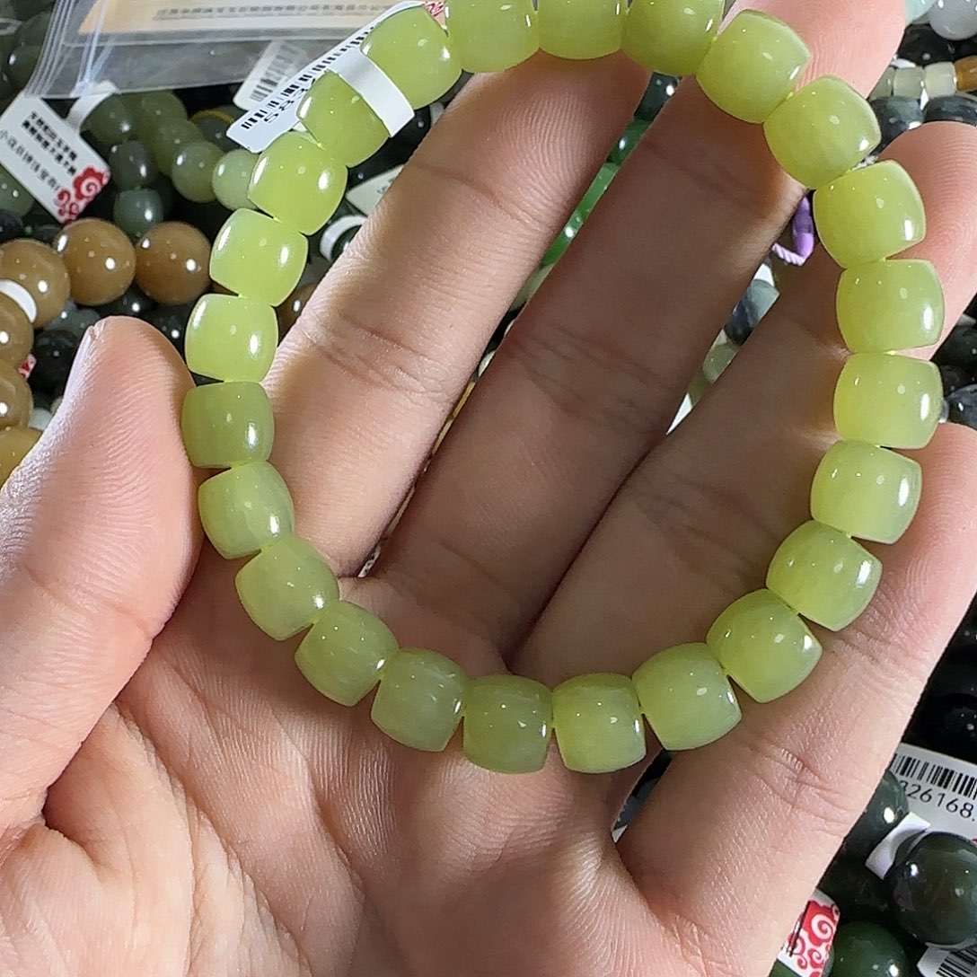 和田玉手链未镶嵌214