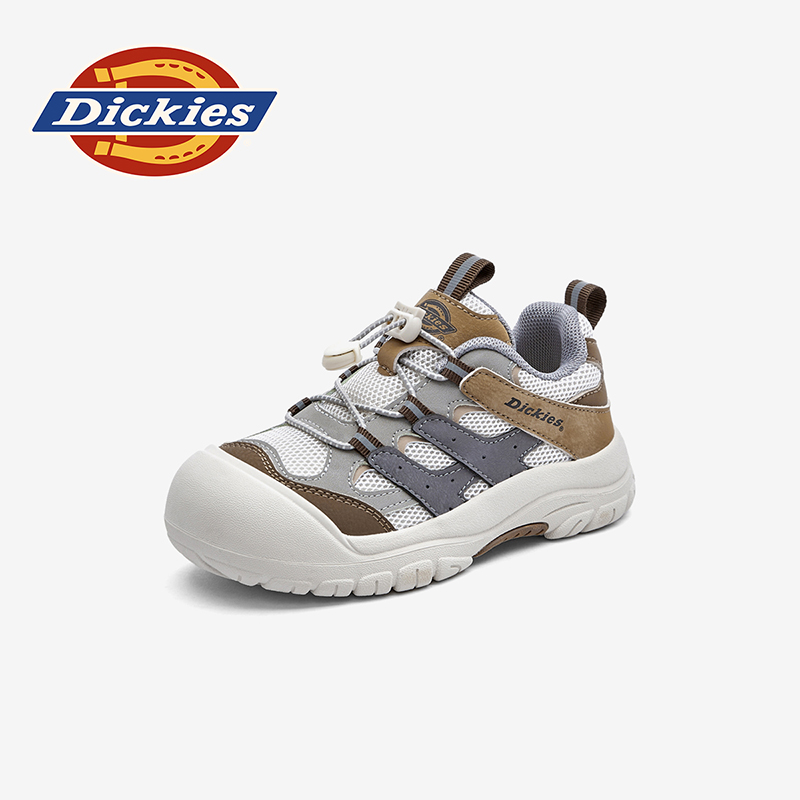 Dickies儿童2025秋冬新款休闲鞋旋转纽扣运动鞋时尚百搭户外鞋