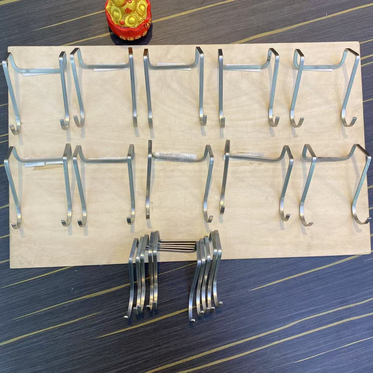 不锈钢柜门挂钩15个家用厨房必备轻奢现代高级感【汤家限定】