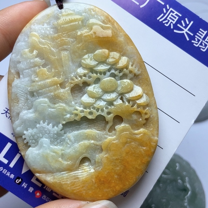 翡翠颈饰未镶嵌翡翠 